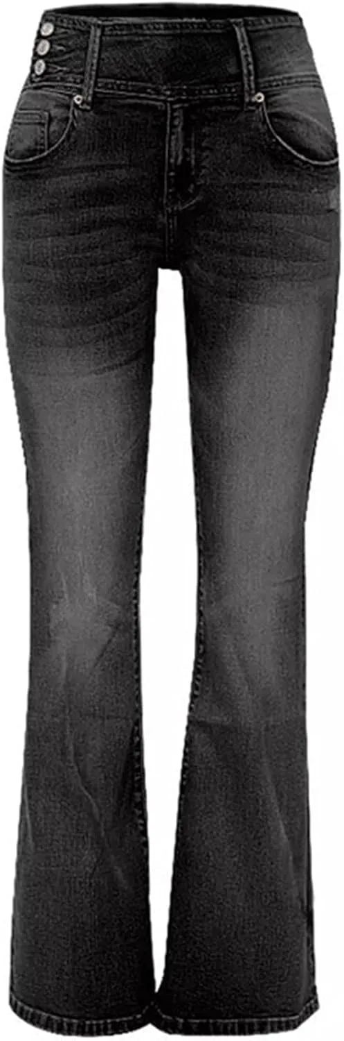 

Женские джинсы Bell Bottom Mid Rise Flare Leg HBER