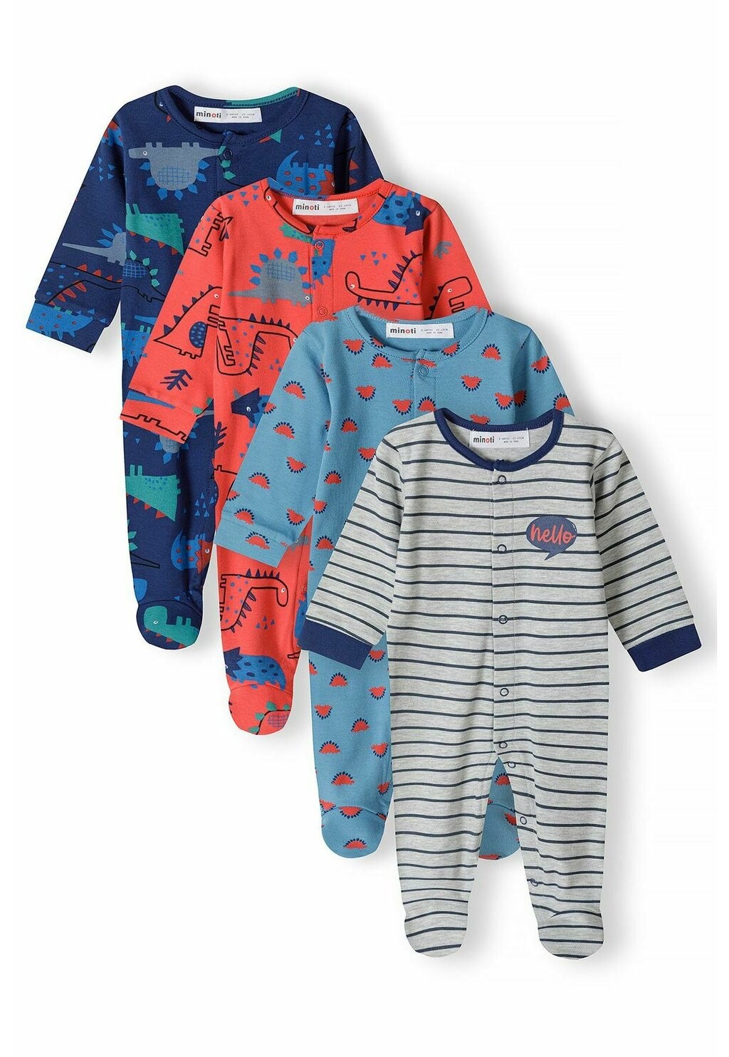 

Комбинезоны 4 PACK MINOTI, цвет navy blue red