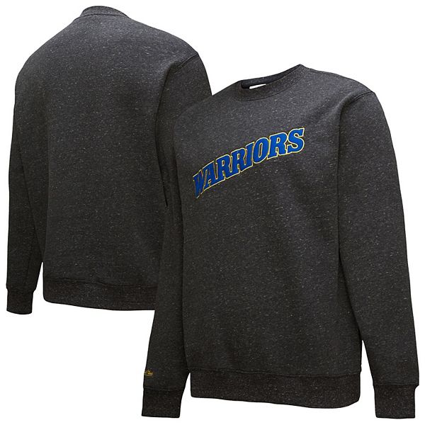 

Мужской свитшот Golden State Warriors Black Out Collection с винтажным логотипом Mitchell & Ness