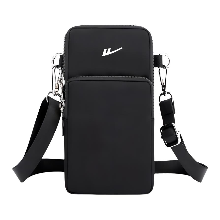 

WARRIOR Миниатюрный женский кошелек из нейлона черный, Black