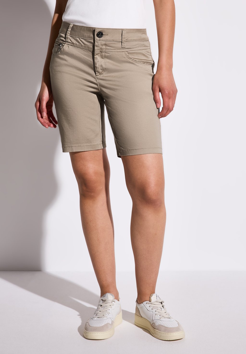 

Шорты BERMUDA MIT ZIPPER Street One, бежевый