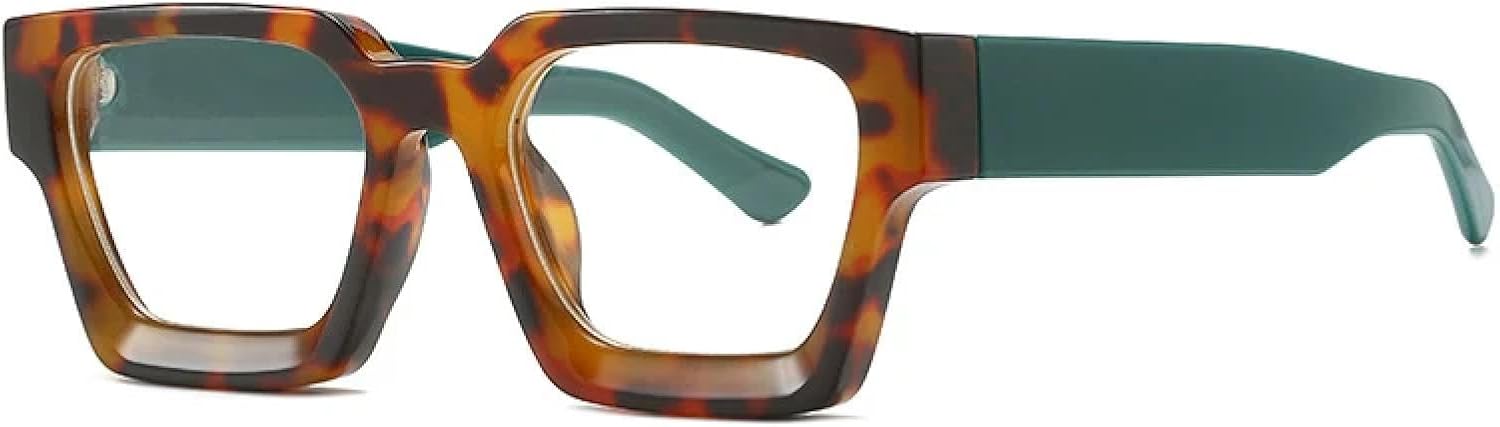 

Роскошные солнцезащитные очки для женщин и мужчин, модные солнцезащитные очки в винтажном стиле, панк, маленькая оправа, защита от УФ-излучения UV400 TKKTLLT, Leopard Clear