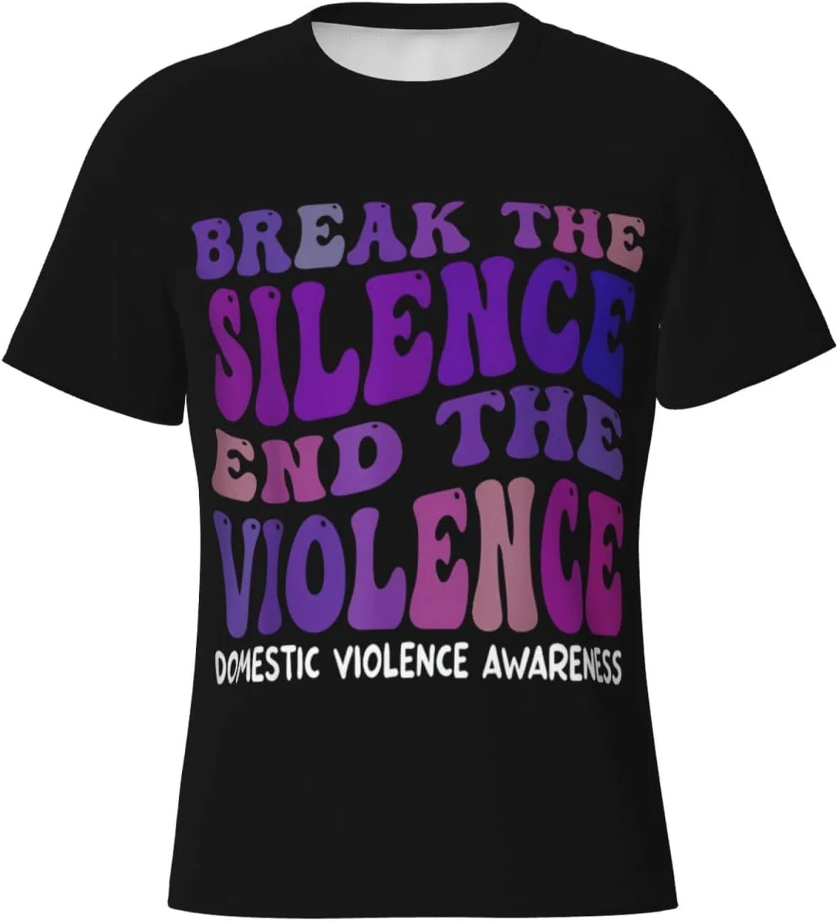 

Футболка мужская Break The Silence End The Violence Domestic Violence Awareness NEzih