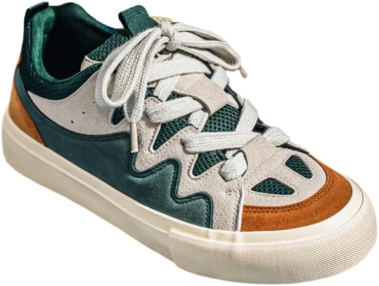 

Модные мужские низкие кроссовки для повседневной носки. Комфортная и дышащая ткань. Мягкая и приятная на коже подкладка. Износостойкие и нескользящие Clolinde, зеленый