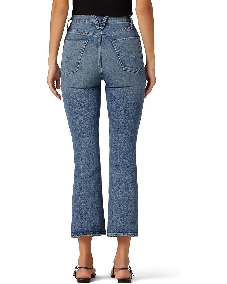 

Джинсы Hudson Jeans Faye Ultra High-Rise Bootcut Crop in Canal, цвет Canal