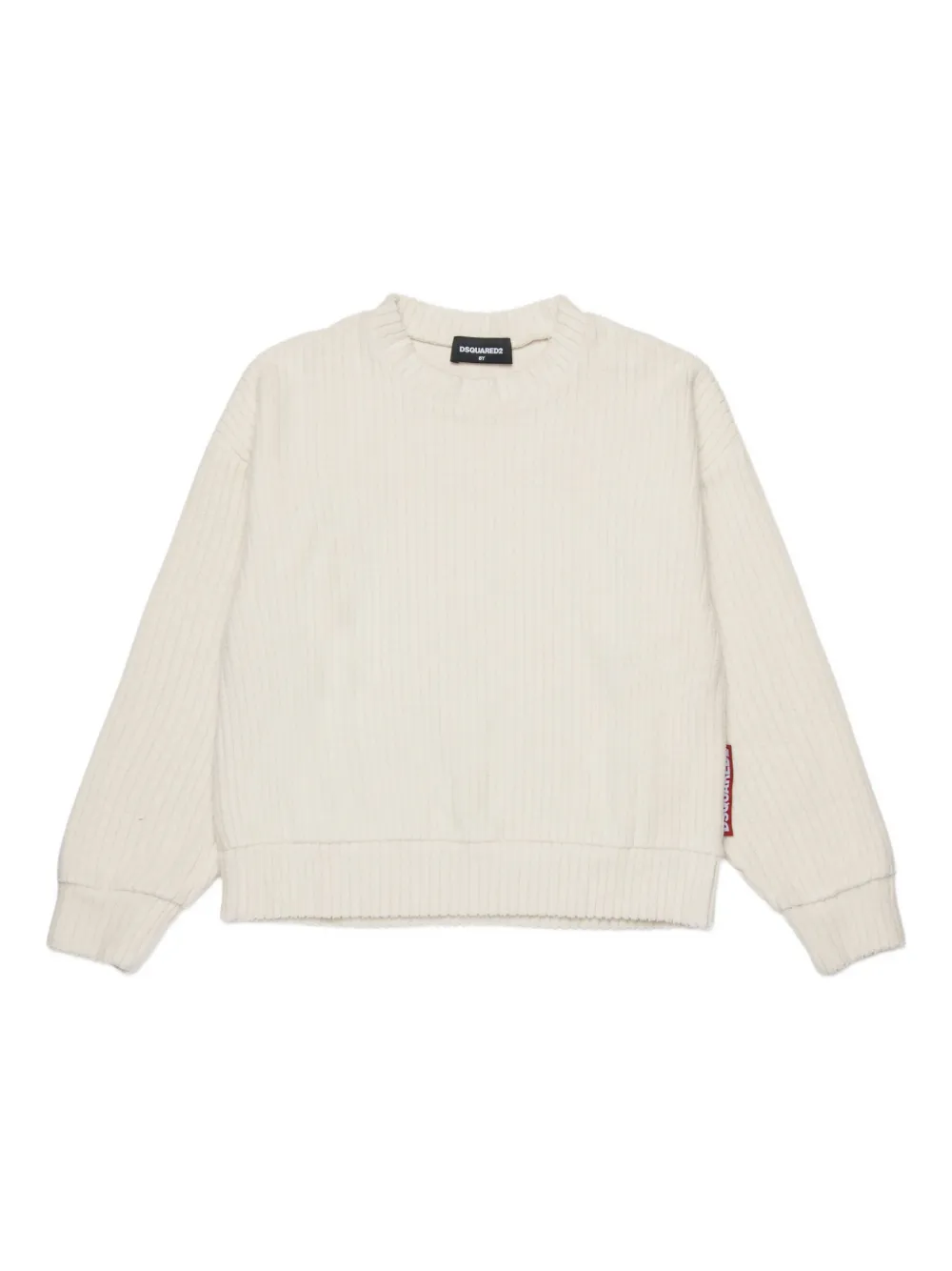 

Джемпер в рубчик DSQUARED2 KIDS, нейтральный