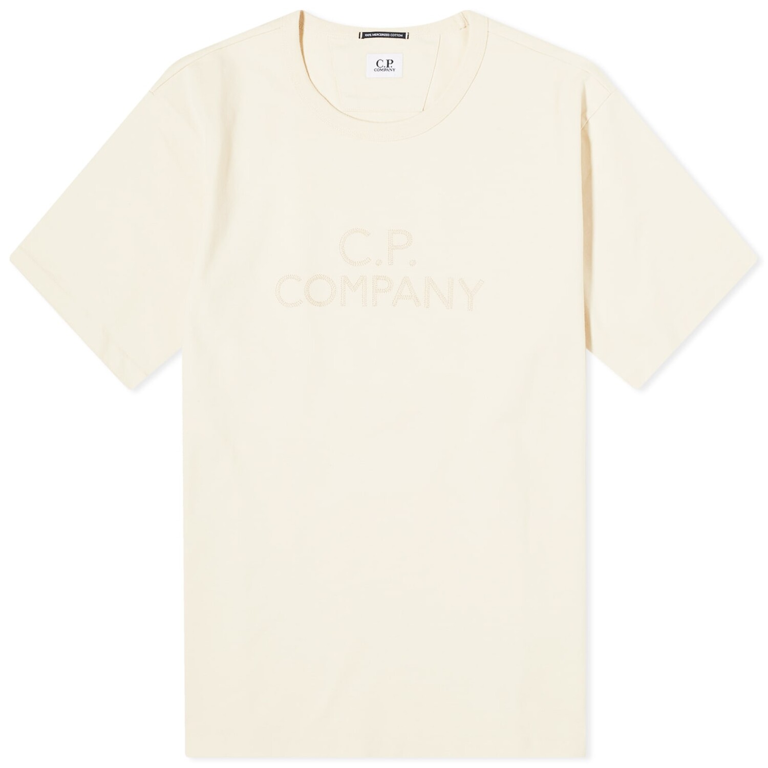 

Футболка C.P. Company 30/2 Mercerized Jersey Twisted Logo T-Shirt, цвет Pistachio Shell