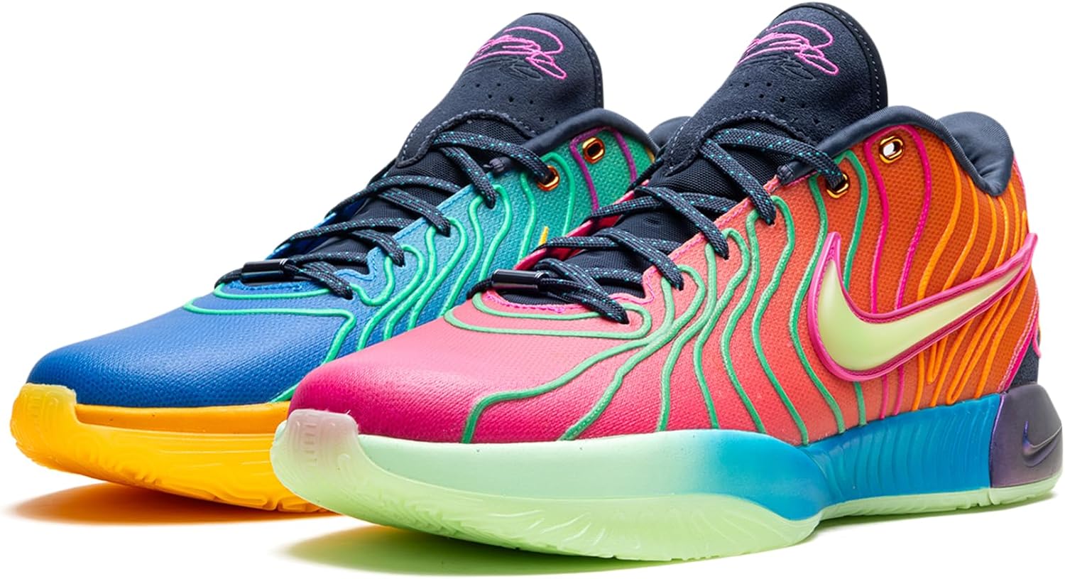 Мужские кроссовки Nike Lebron XXI, синий/фиолетовый — фото 2