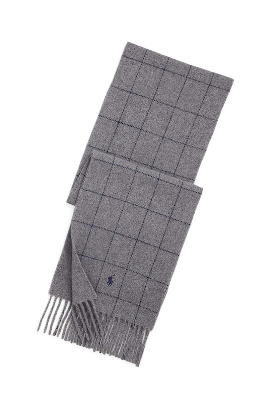 

Шерстяной шарф Polo Ralph Lauren, серый