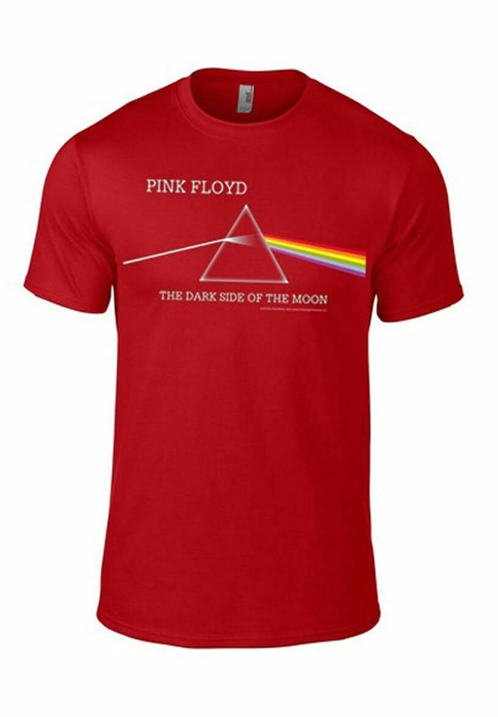 

Футболка с принтом PINK FLOYD DARK SIDE OF THE MOON ALBUM rockshirts, красный