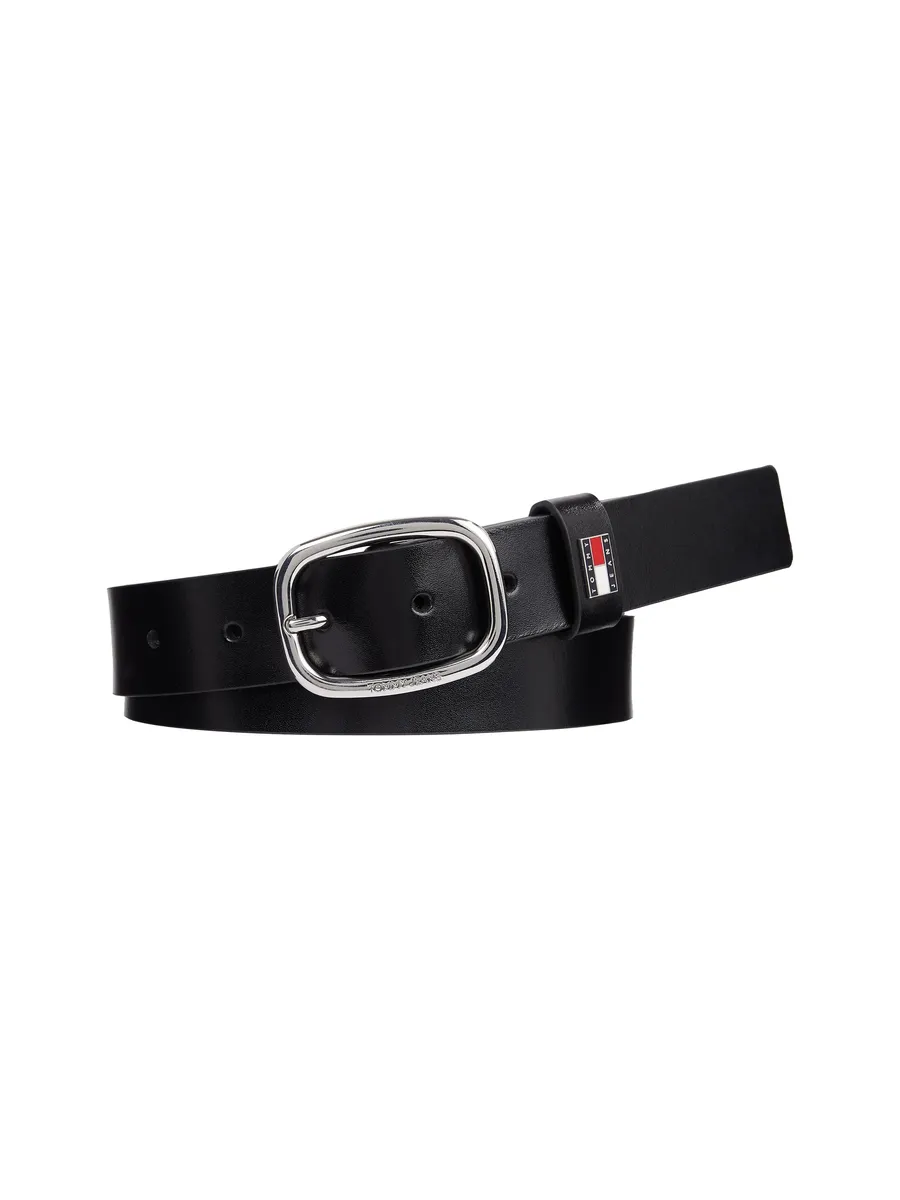 

Кожаный ремень Tommy Jeans "TJW OVAL 3.0", черный