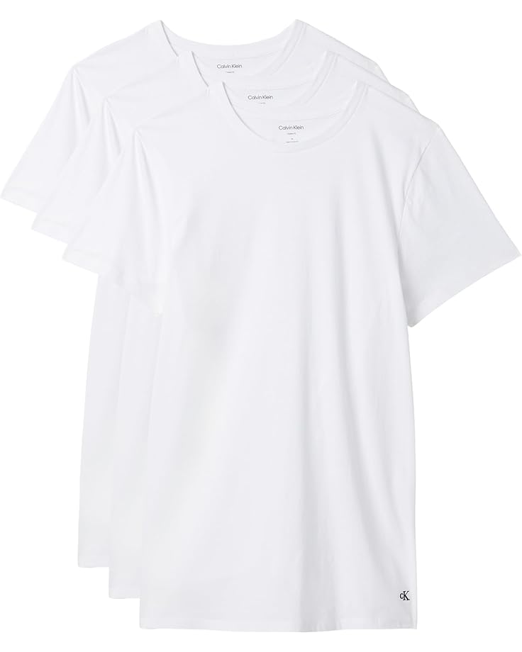 

Футболка Calvin Klein Underwear Cotton Classics 3-pack Crewneck T-shirt, цвет White/White