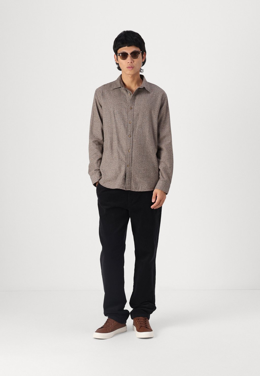 

Рубашка SLHREG OWEN Selected Homme, коричневый