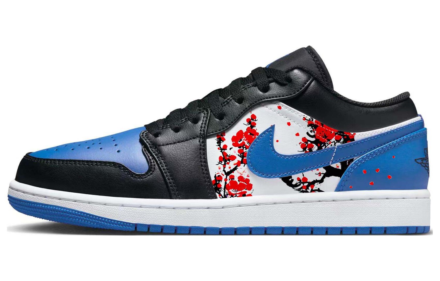 

Кроссовки Air Jordan 1 Vintage Basketball Shoes Women's Low-top Blue/white/black, синий
