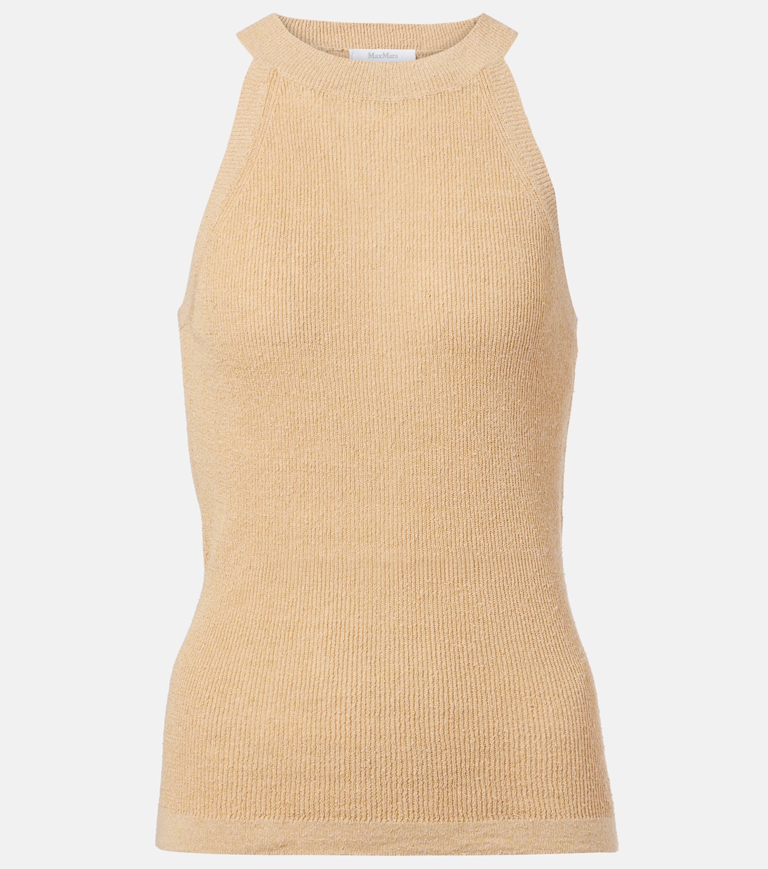 

Топ из смеси льна и шелка Lolly Max Mara, Avorio