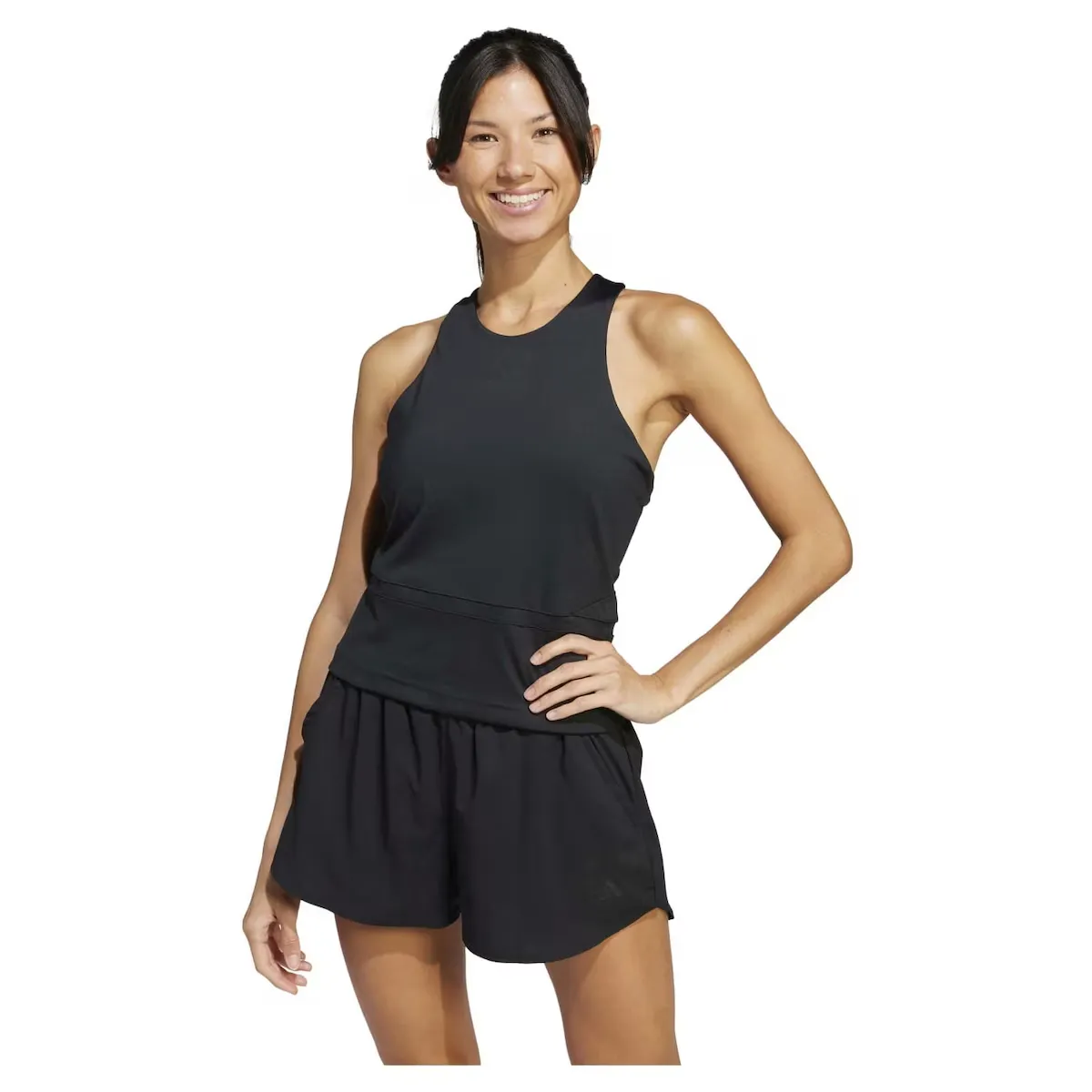 

Женская теннисная майка Adidas Y-TANK MIDI, черный
