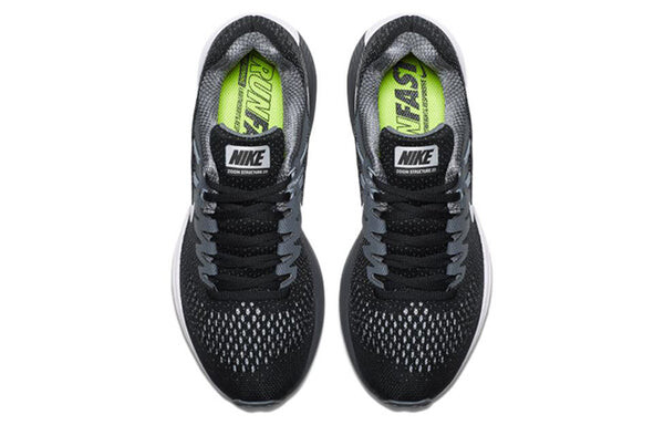 Кроссовки air zoom structure 20 Nike, черный — фото 4