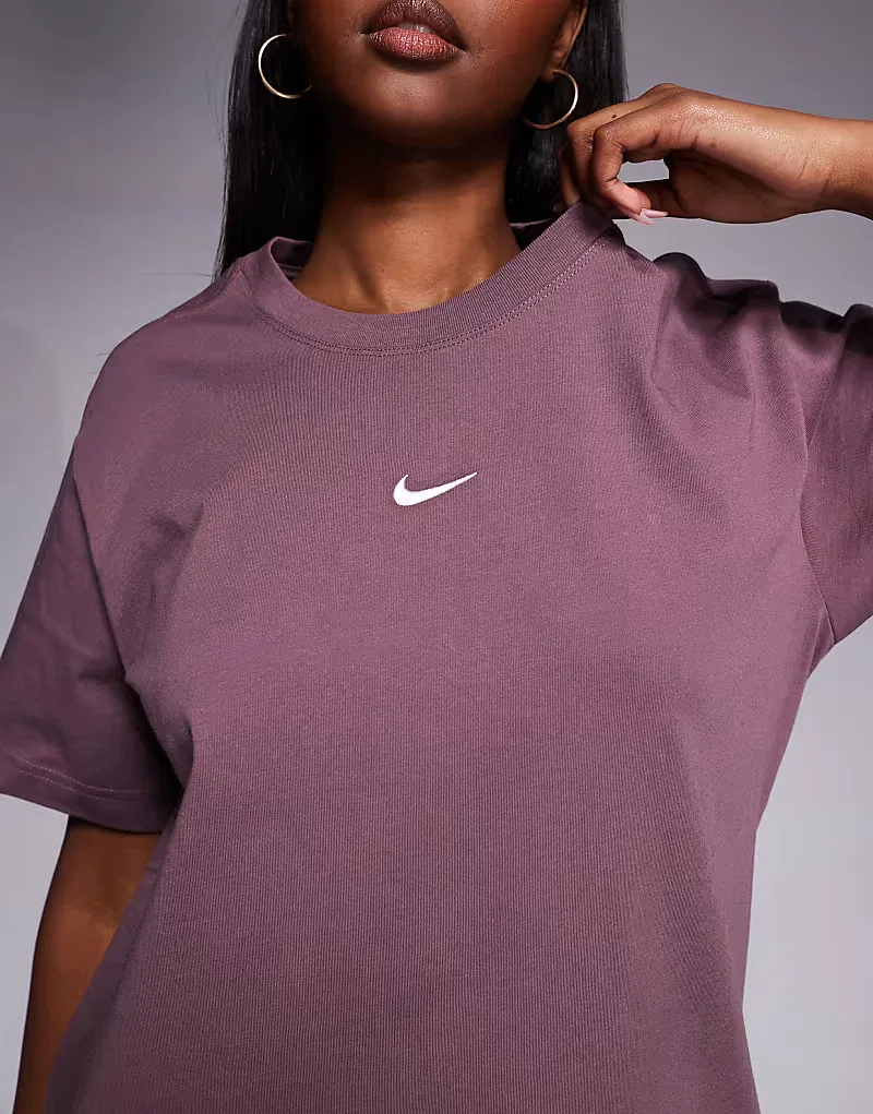 Классическая футболка Nike оверсайз, фиолетовый — фото 4