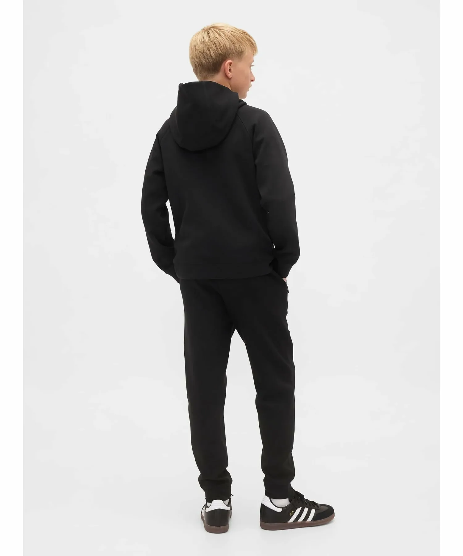 (K)GapFit Tech Quick Dry Hoodie (Kids) GAP, BLACK — фото 3