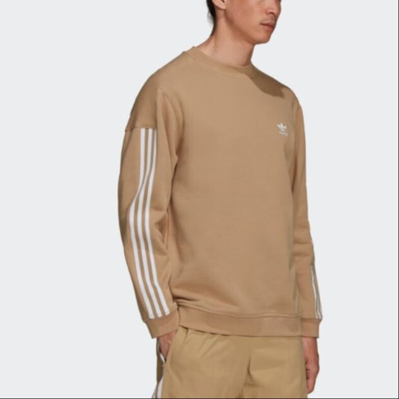 Толстовка Adicolor Classics Lock-up для мужчин, цвет светлый хаки Adidas Originals, хаки — фото 4
