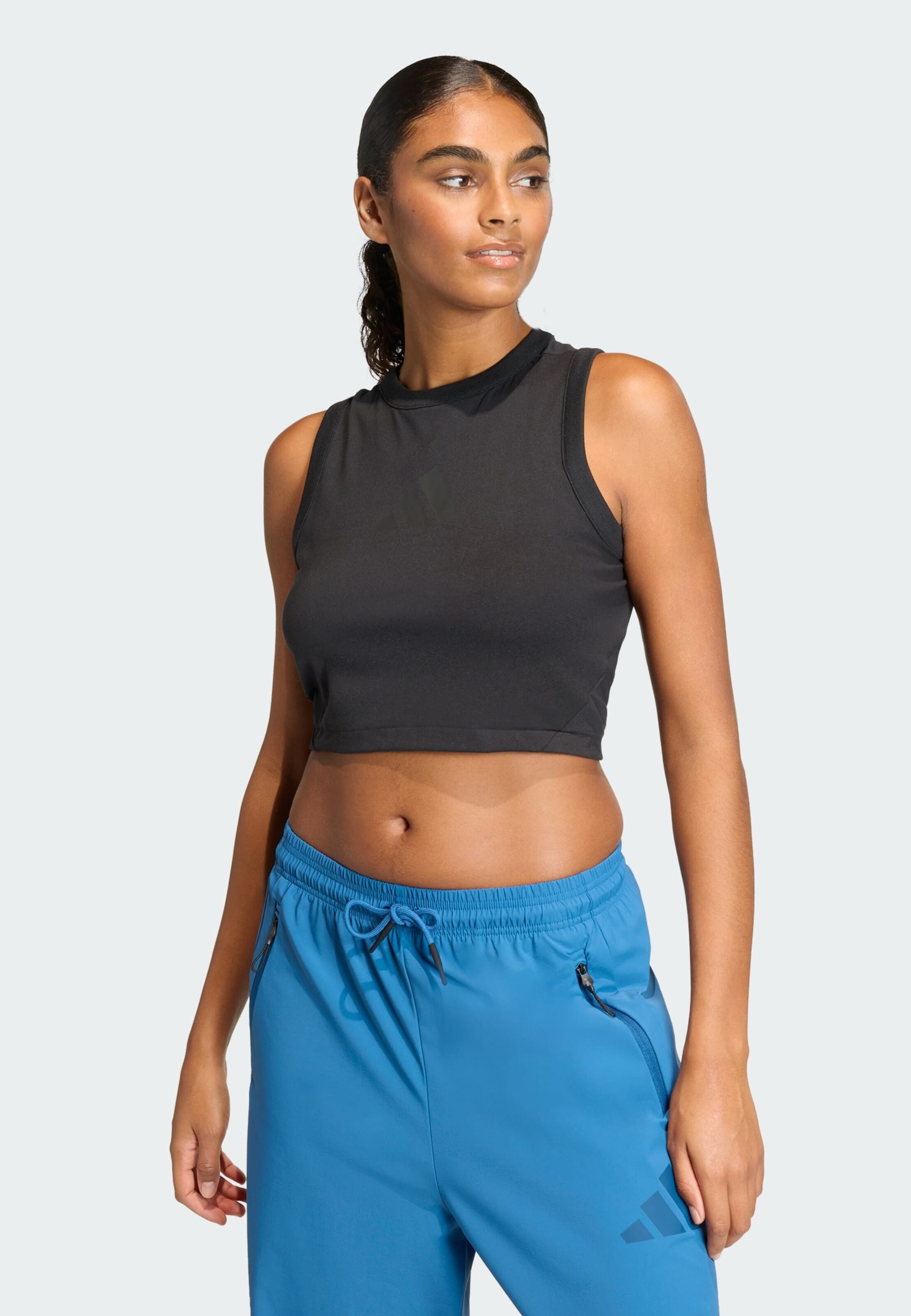 Adidas Sportswear Спортивный топ 'Z.N.E.' в черном цвете — фото 2