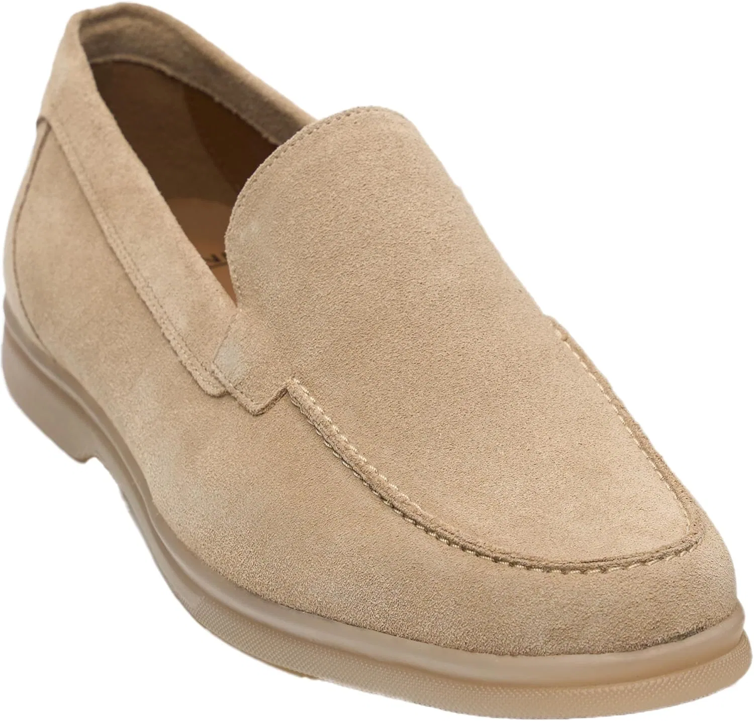 Лоферы из замши, мокасины, Sand Beige SIRRI
