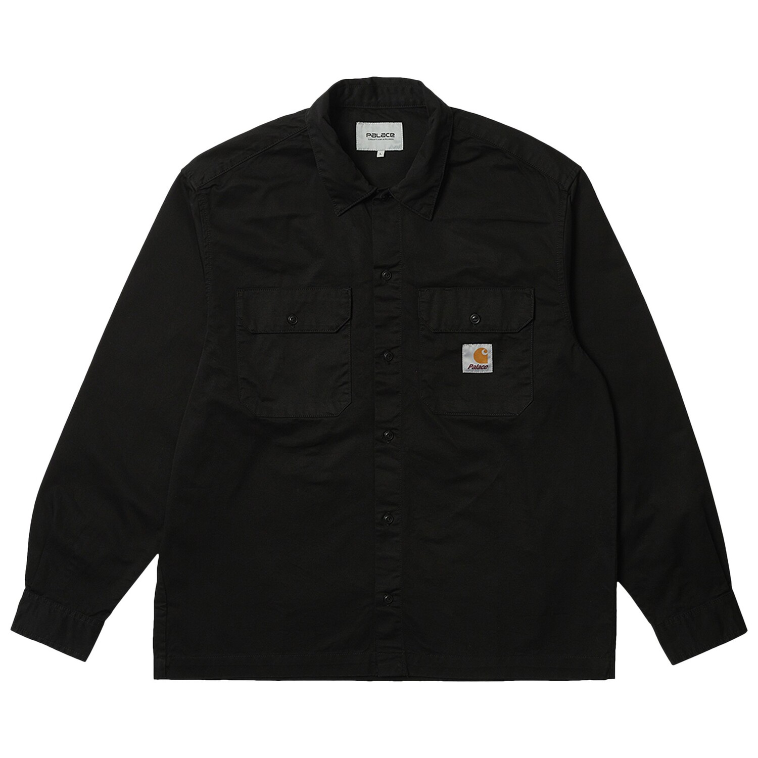 

Рубашка Master с длинными рукавами Carhartt WIP x Palace, Washed Black