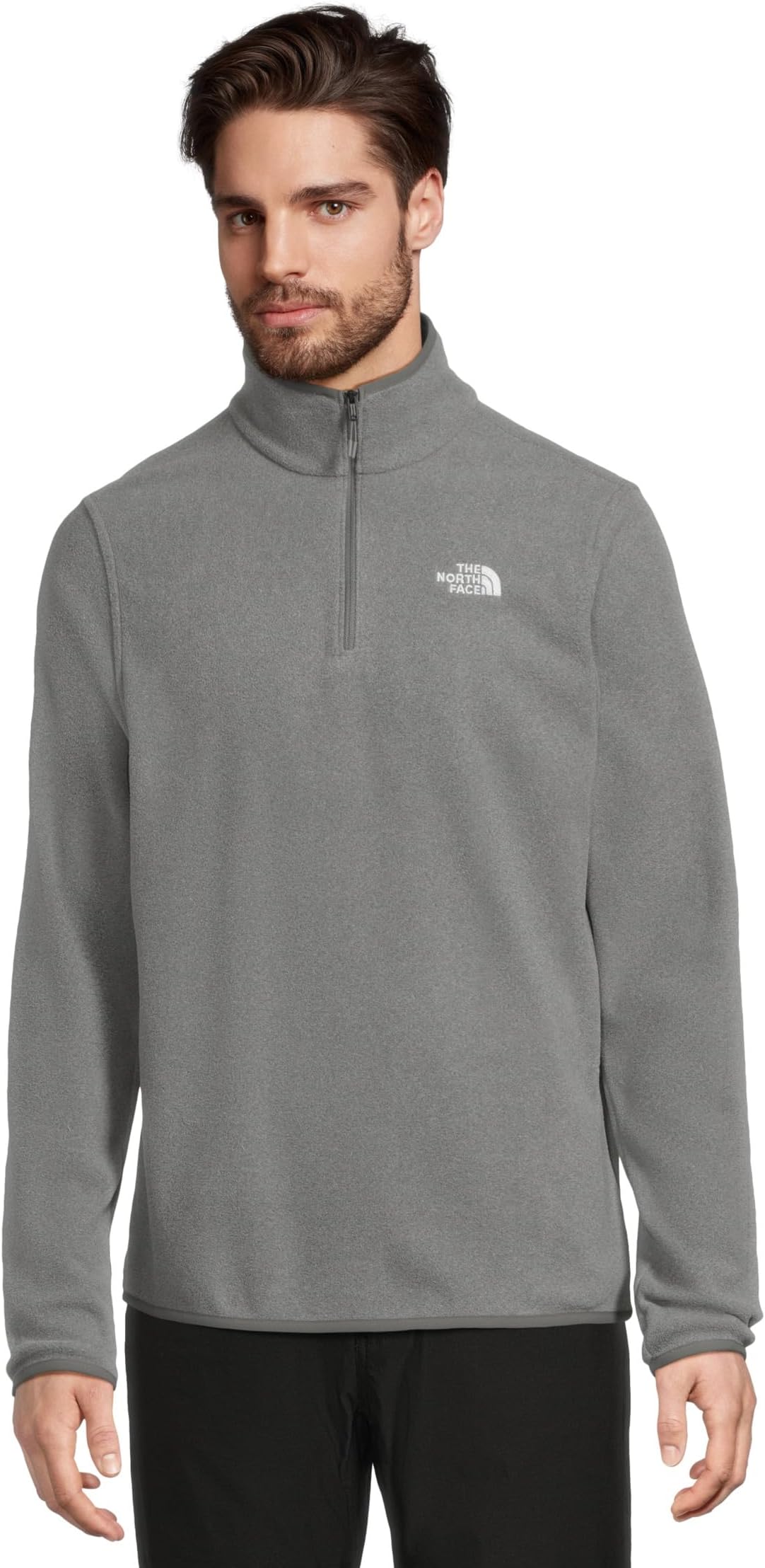 

Куртка The North Face Glacier Fleece ¼ Zip Jacket, цвет TNF Mid Grey Heather