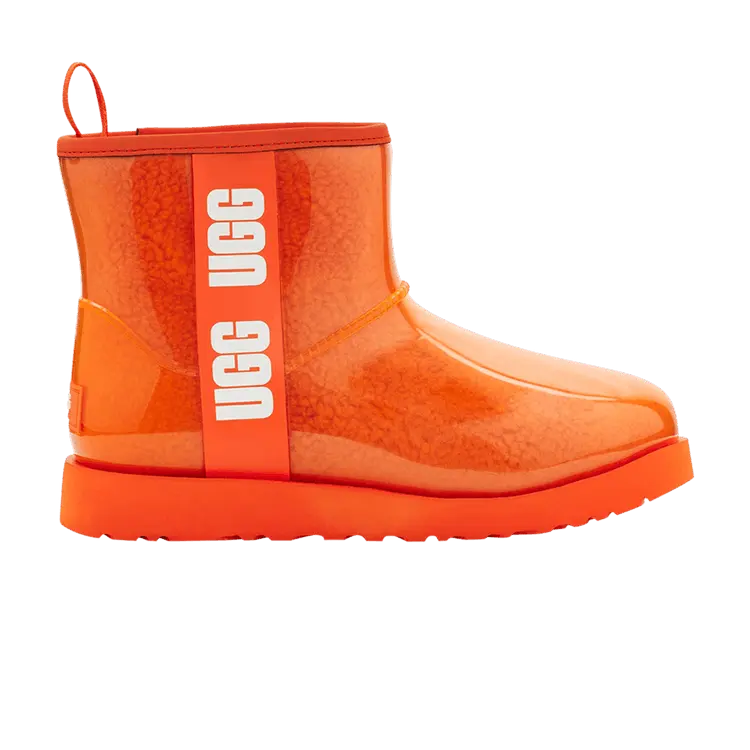 

Ботинки UGG Classic Clear Mini II Boot Kids Orange Soda, оранжевый