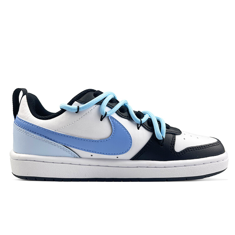 

Кроссовки Nike Court Borough Skateboarding Shoes Women's Low-top White/blue/black, черный