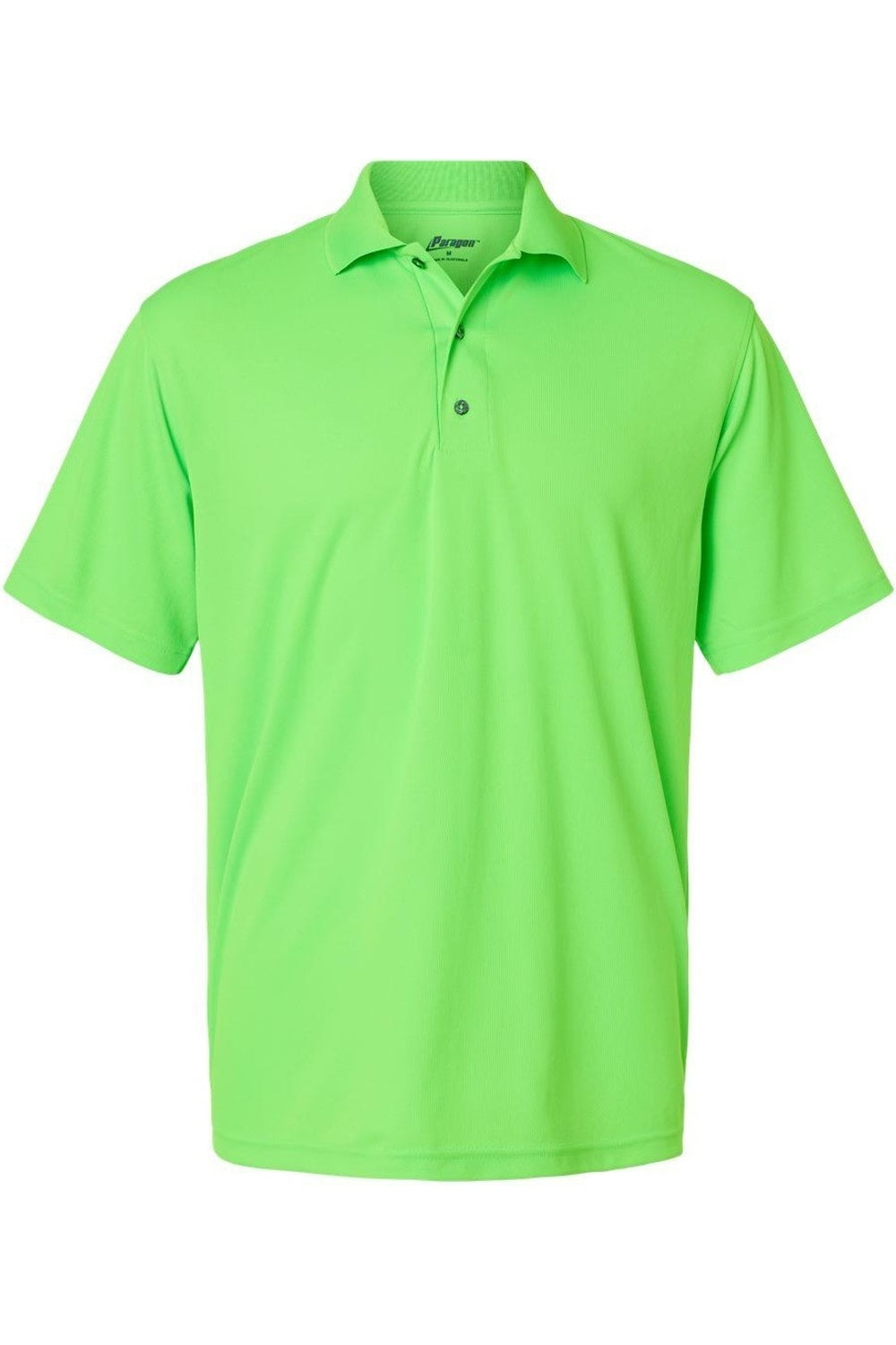 

Мини-поло из сетки Paragon Saratoga Performance, цвет neon lime