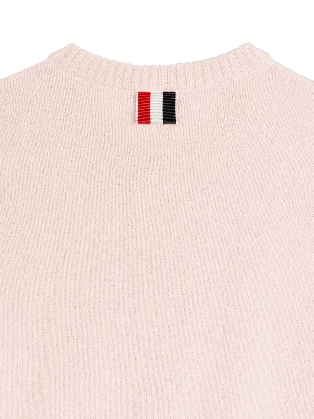Комбинезон на пуговицах с полосками 4-Bar Thom Browne Kids, розовый — фото 3