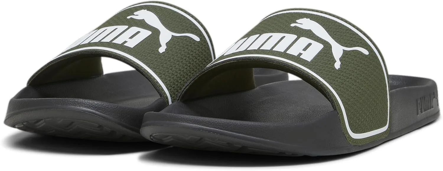 Сандалии PUMA унисекс Leadcat 2.0, белый/черный/зеленый