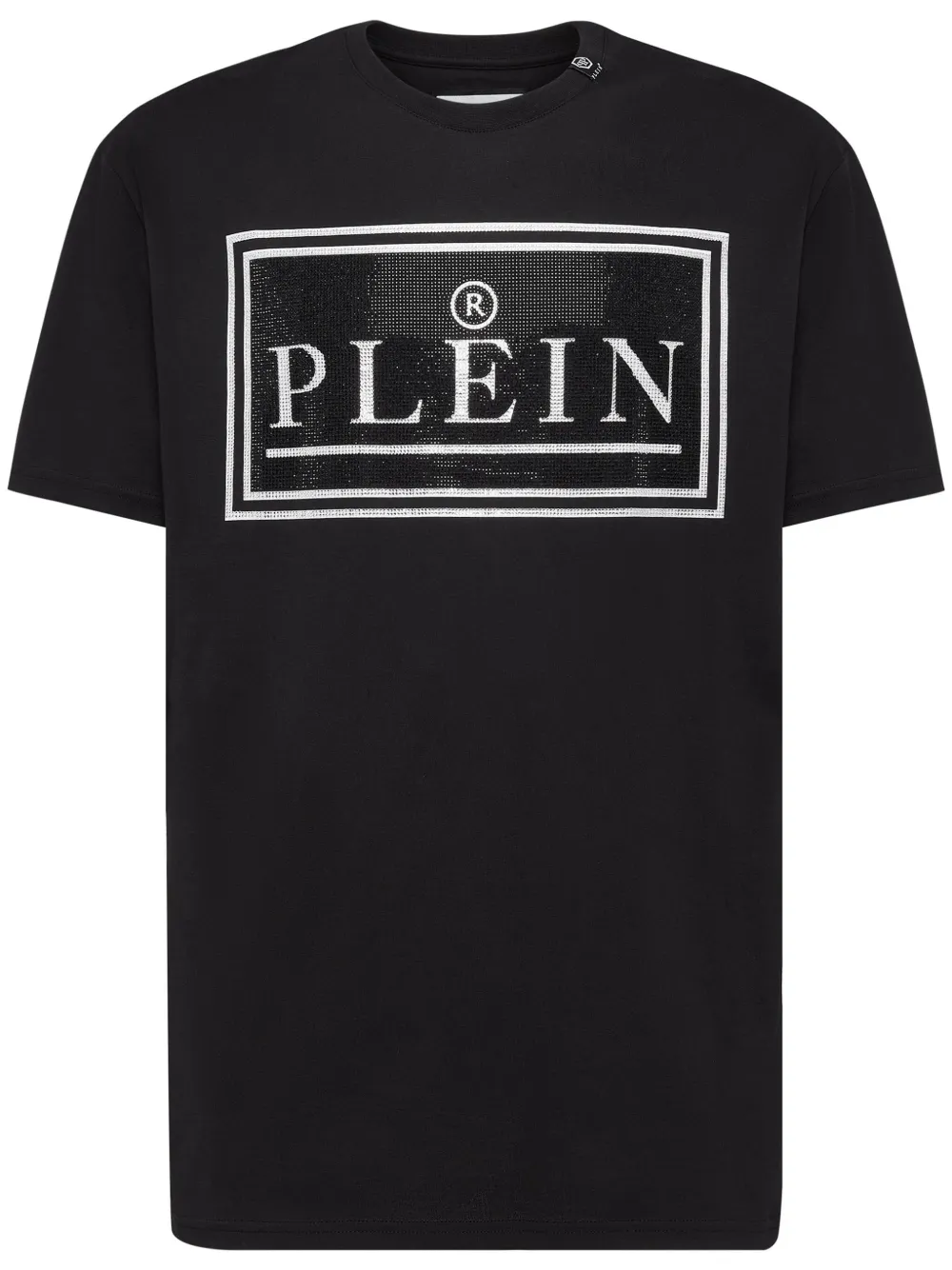 

Футболка с круглым вырезом и принтом Philipp Plein, черный