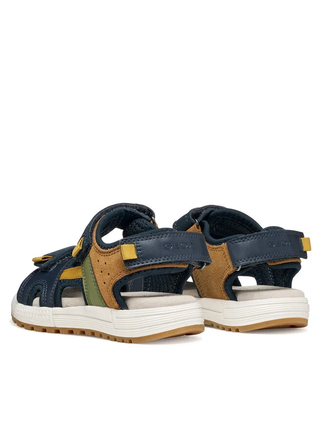 Geox Сандалии J Sandal Alben Boy J35AVA 01522 CF42Q S темно-синие — фото 3