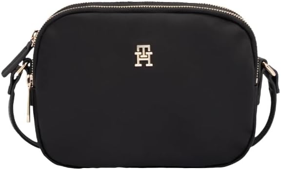 

Сумка Tommy Hilfiger Poppy с застежкой-молнией и регулируемым ремнем через плечо, Black