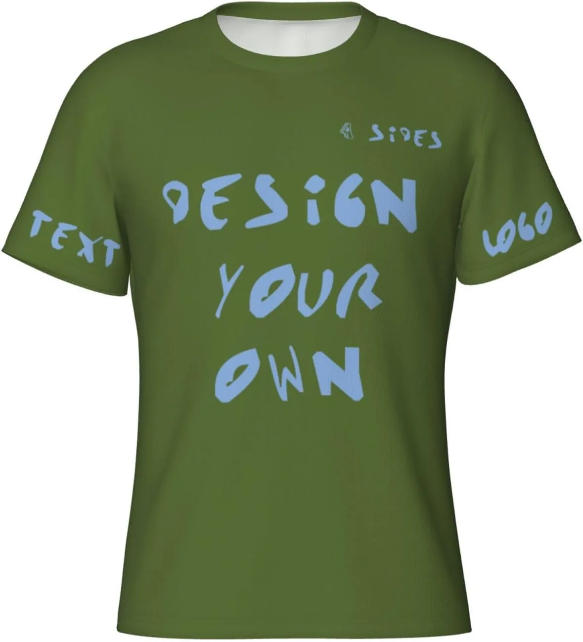 

Футболка Custom с принтом на 4 сторонах