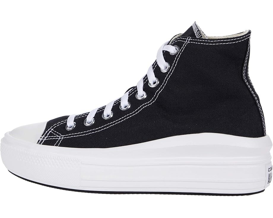 Кроссовки Converse Chuck Taylor All Star Move High Top Platform, цвет Black/Natural Ivory/White — фото 4