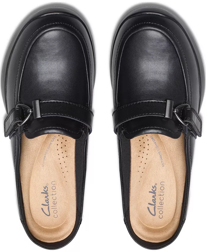 Женские мюли Ellowyn Amelia Slip-On Clarks, черный — фото 4