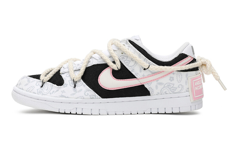 

Кроссовки Nike Dunk Skateboard Shoes Women's Low-Top Black White Pink