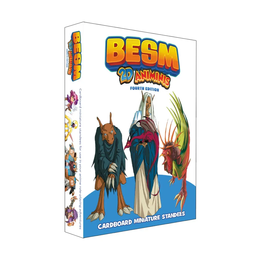 

Бокс-сет миниатюр BESM 2D Animinis (4th Edition), BESM Role Playing Games (Big Eyes, Small Mouth) 4th Edition (Dyskami Publishing)