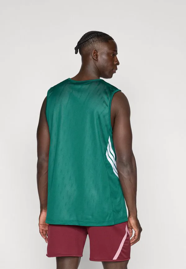 Двусторонняя футболка evryday pro Adidas Performance, Team Dark Green/White — фото 3