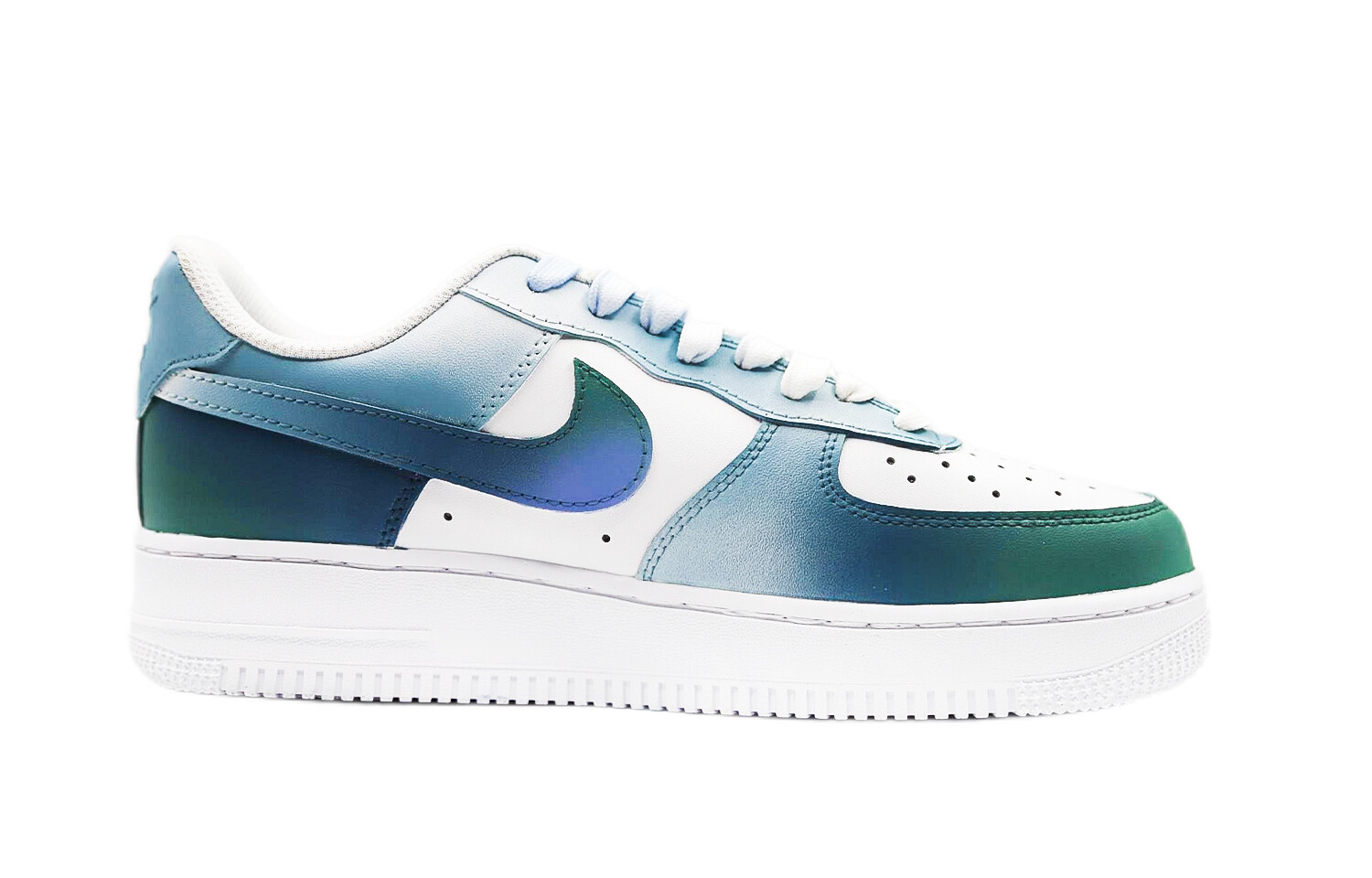 

Мужские кроссовки для скейтбординга Nike Air Force 1, White/Blue