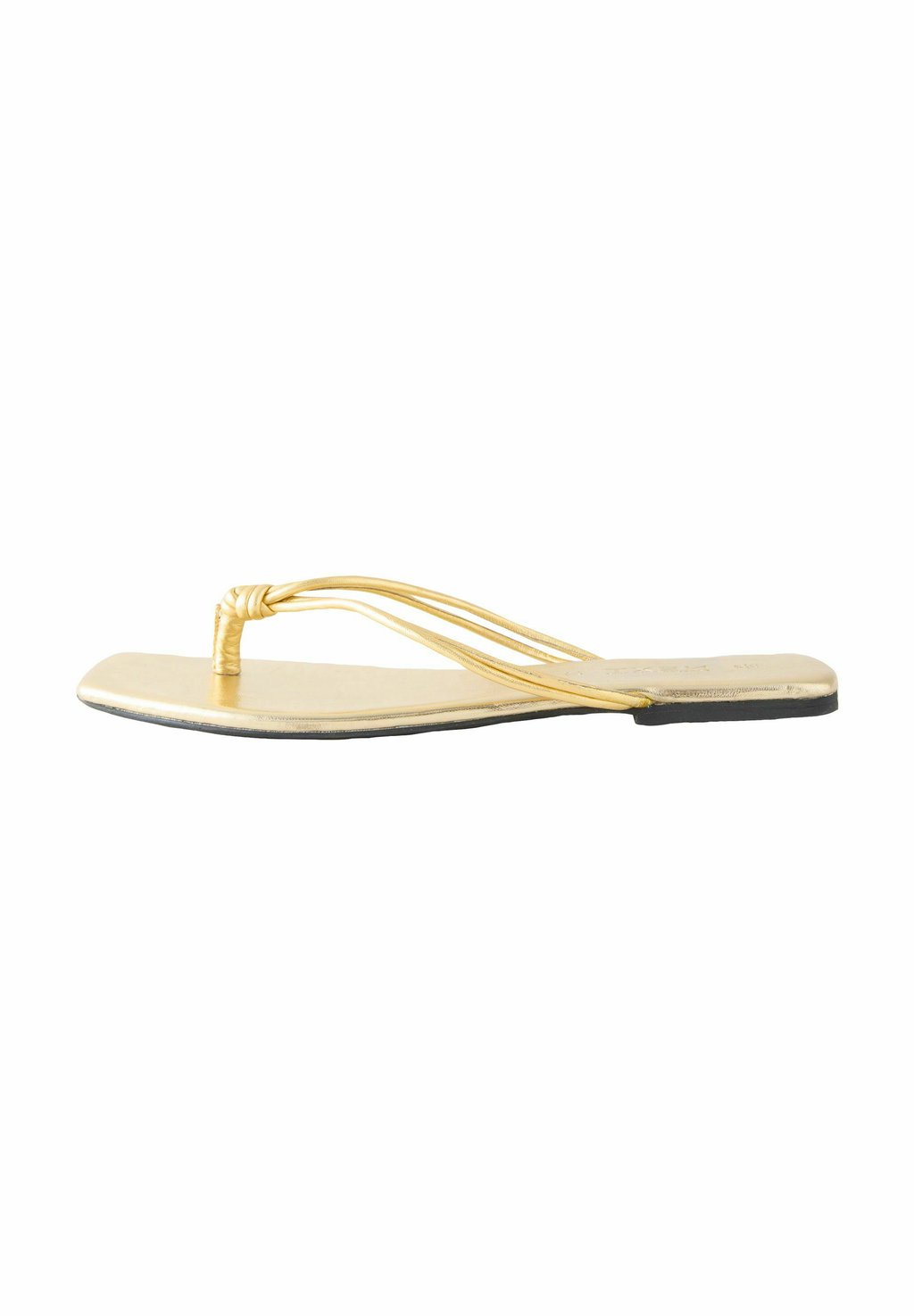 Сандалии с Т-образной застежкой FOREVER COMFORT KNOTTED TOE THONGS Next, золотистый