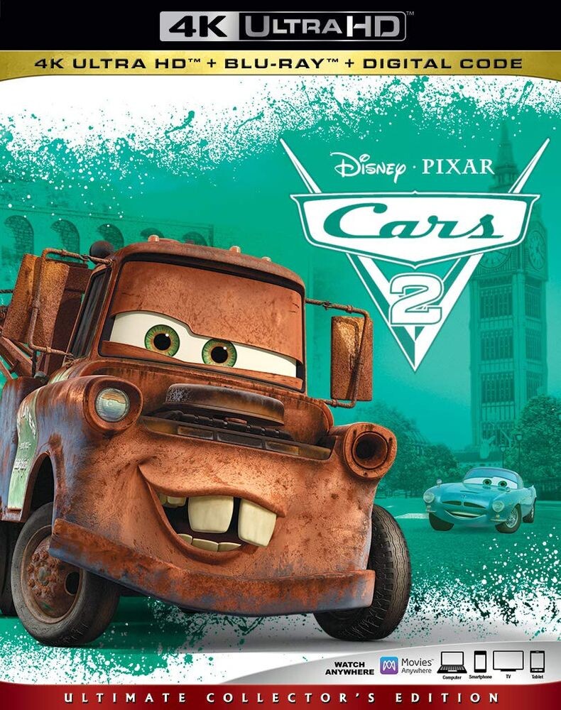 

Диск Blu-ray Cars 2 (2011) [4k Ultra Hd]