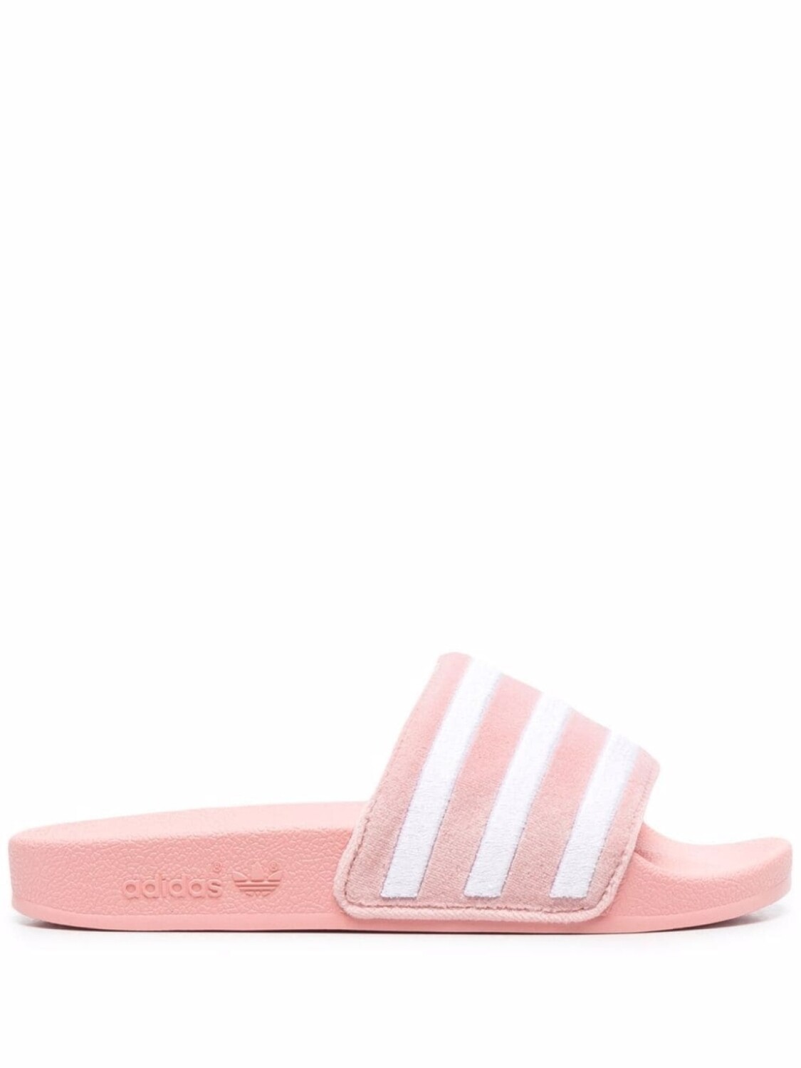 

Adidas шлепанцы в полоску, розовый
