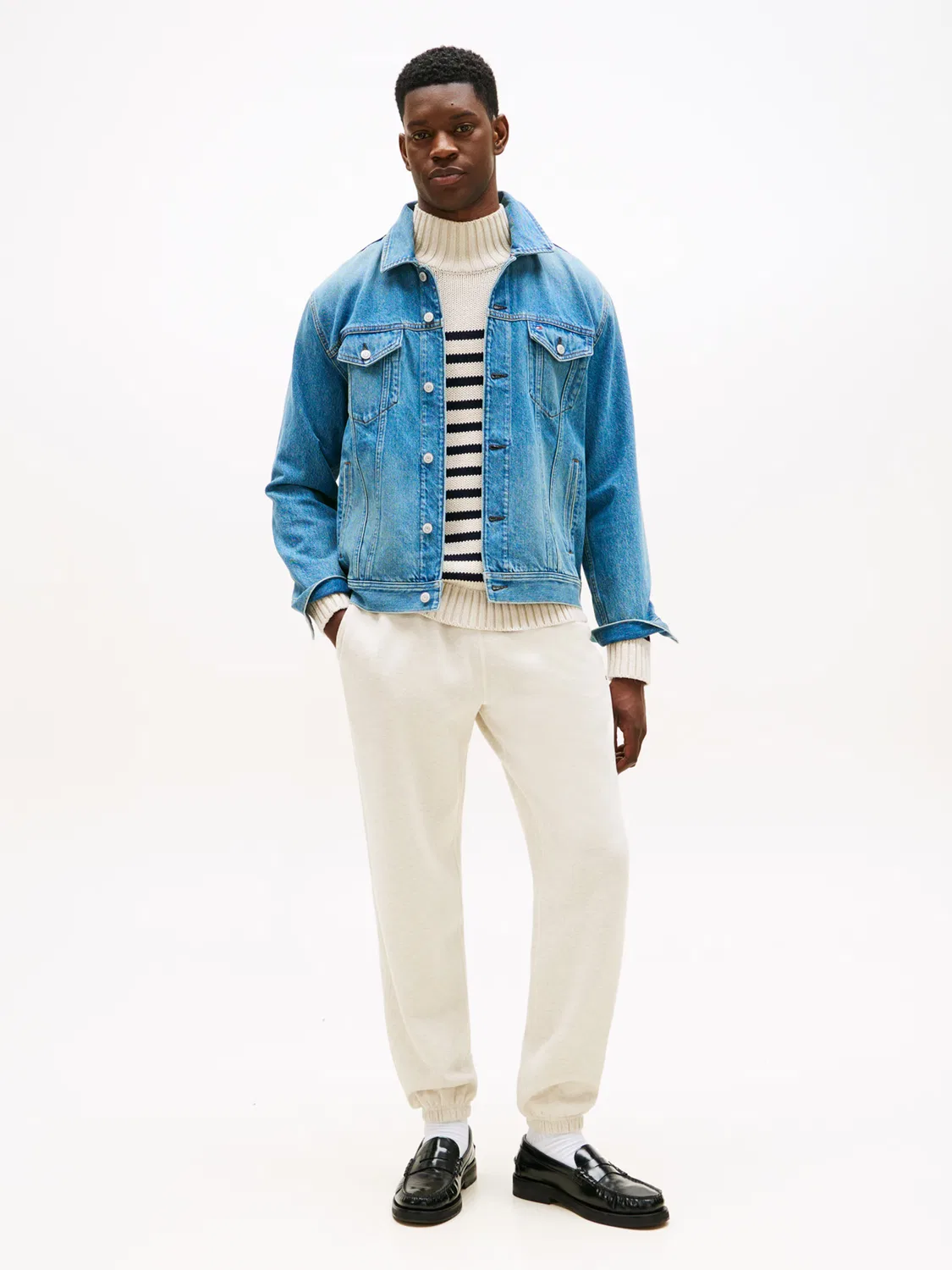 Зауженные брюки - незаменимый элемент гардероба. Tommy Hilfiger, Light Beige — фото 4