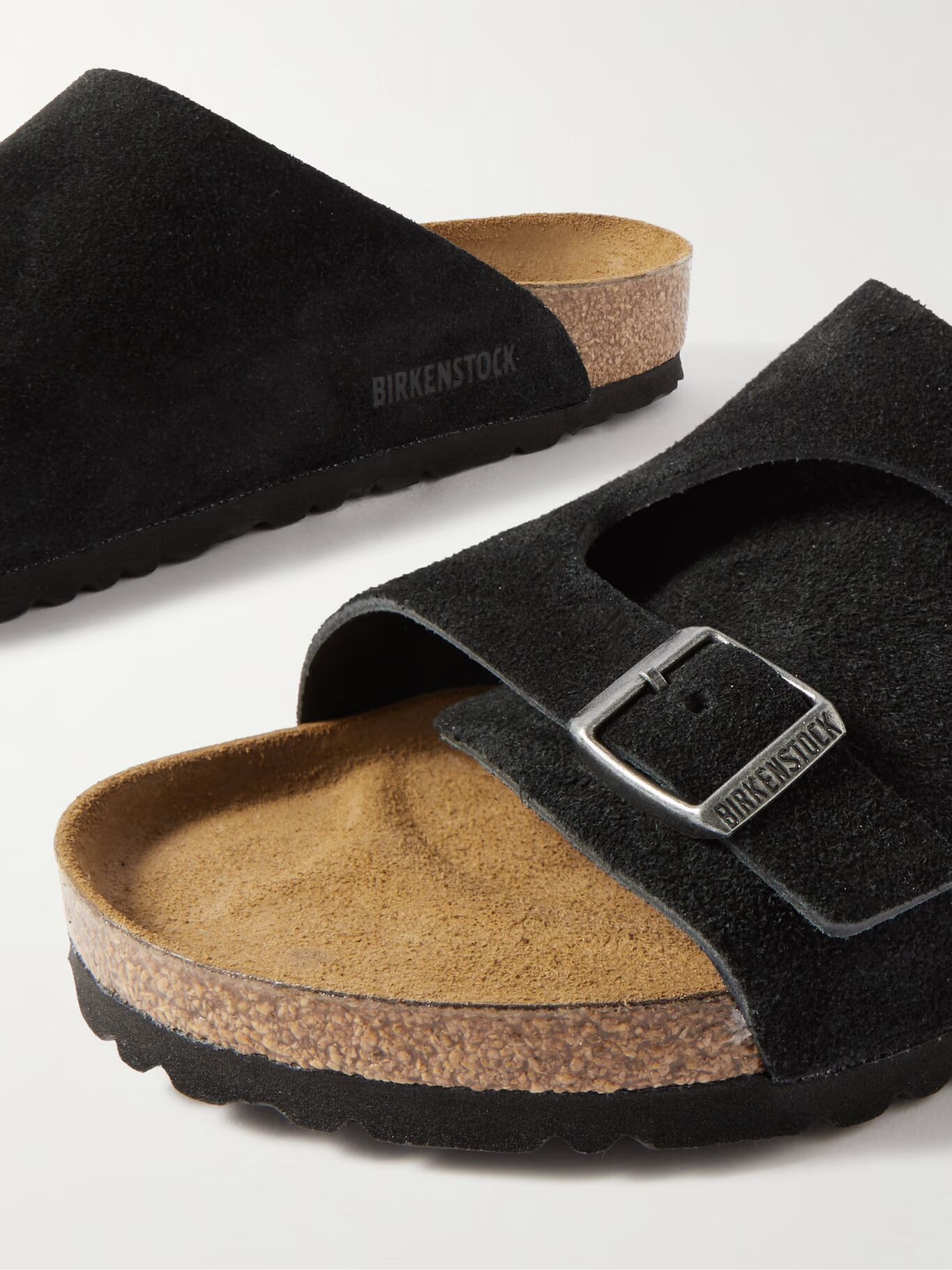 

Сандалии из замши Zürich BIRKENSTOCK, черный
