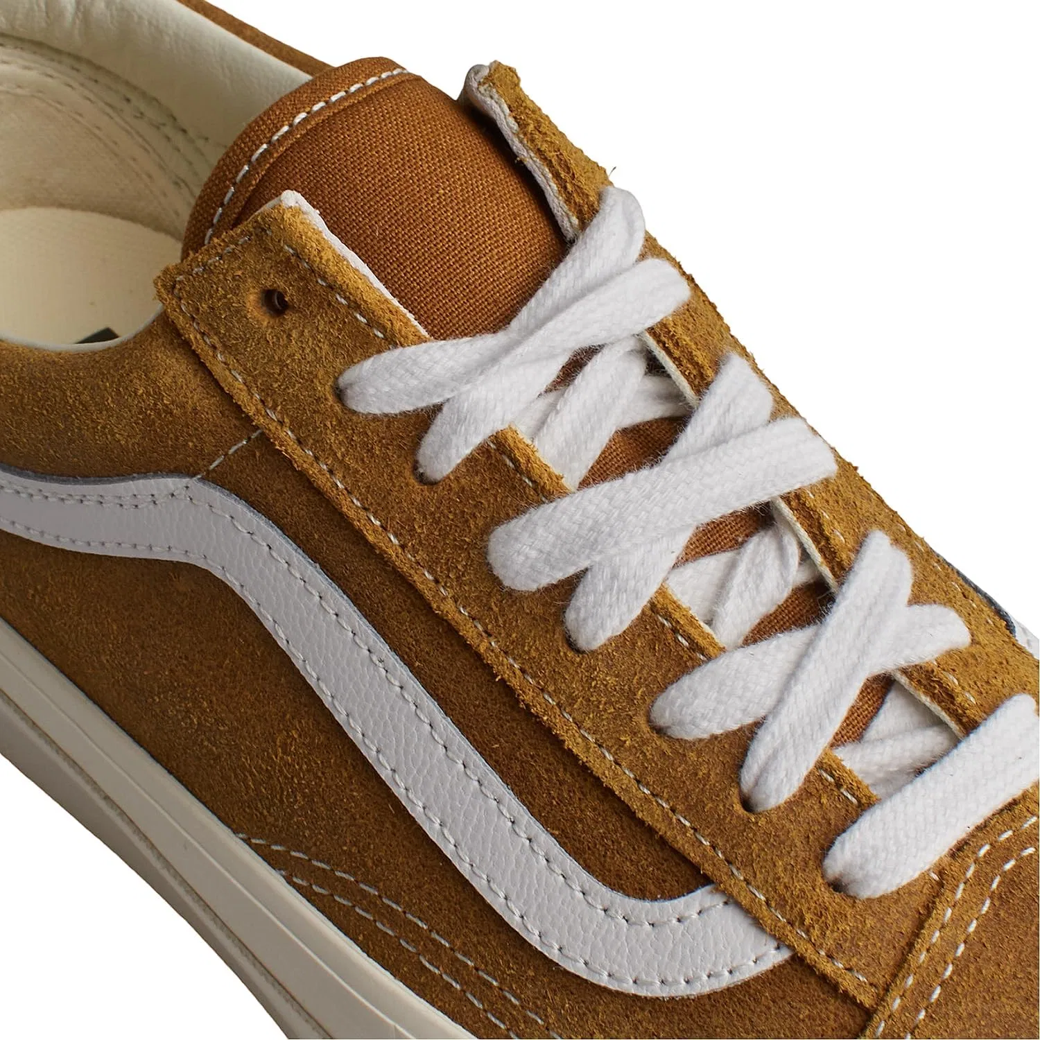 Мужские кроссовки Vans Old Skool 36 Lx из вощеной кожи VN000CNG1M71, Mustard — фото 2