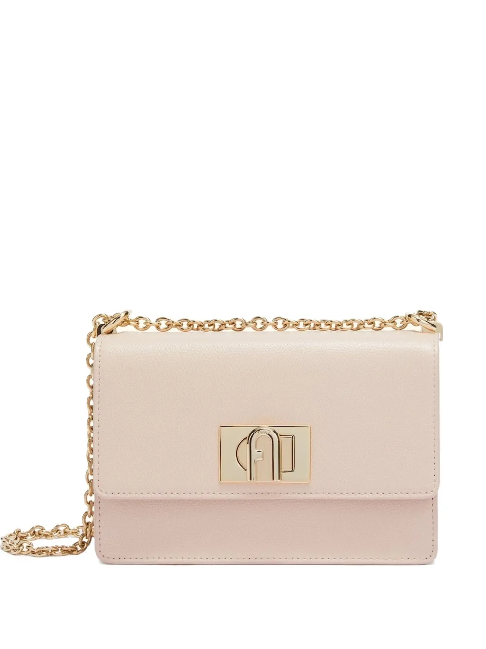 

Сумка на плечо с ремнем-цепочкой Furla, розовый